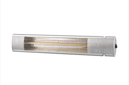 What are the advantages of using gold tube heating elements in Outdoor Electric Infrared Patio Heater HB-1500?