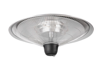 What factors affect the heating performance of the Garden Electric Ceiling Heater?